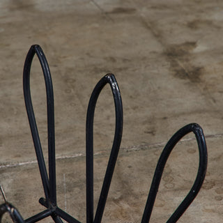 Wrought Iron Tulip Log Holder