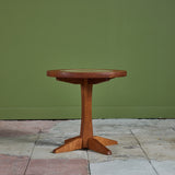 Jens H. Quistgaard Oak Side Table with Tile Inlay