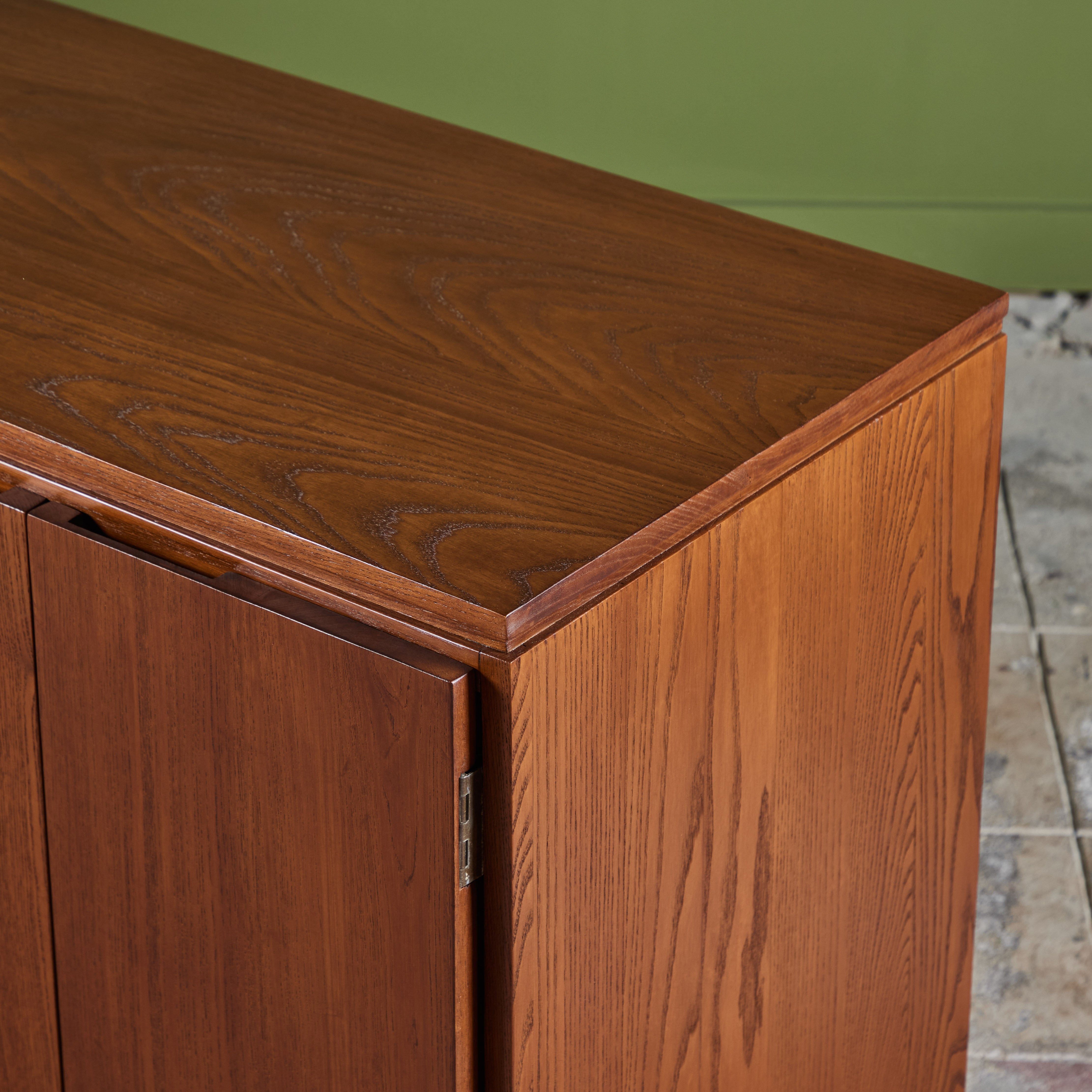 Solid Oak Credenza DEN