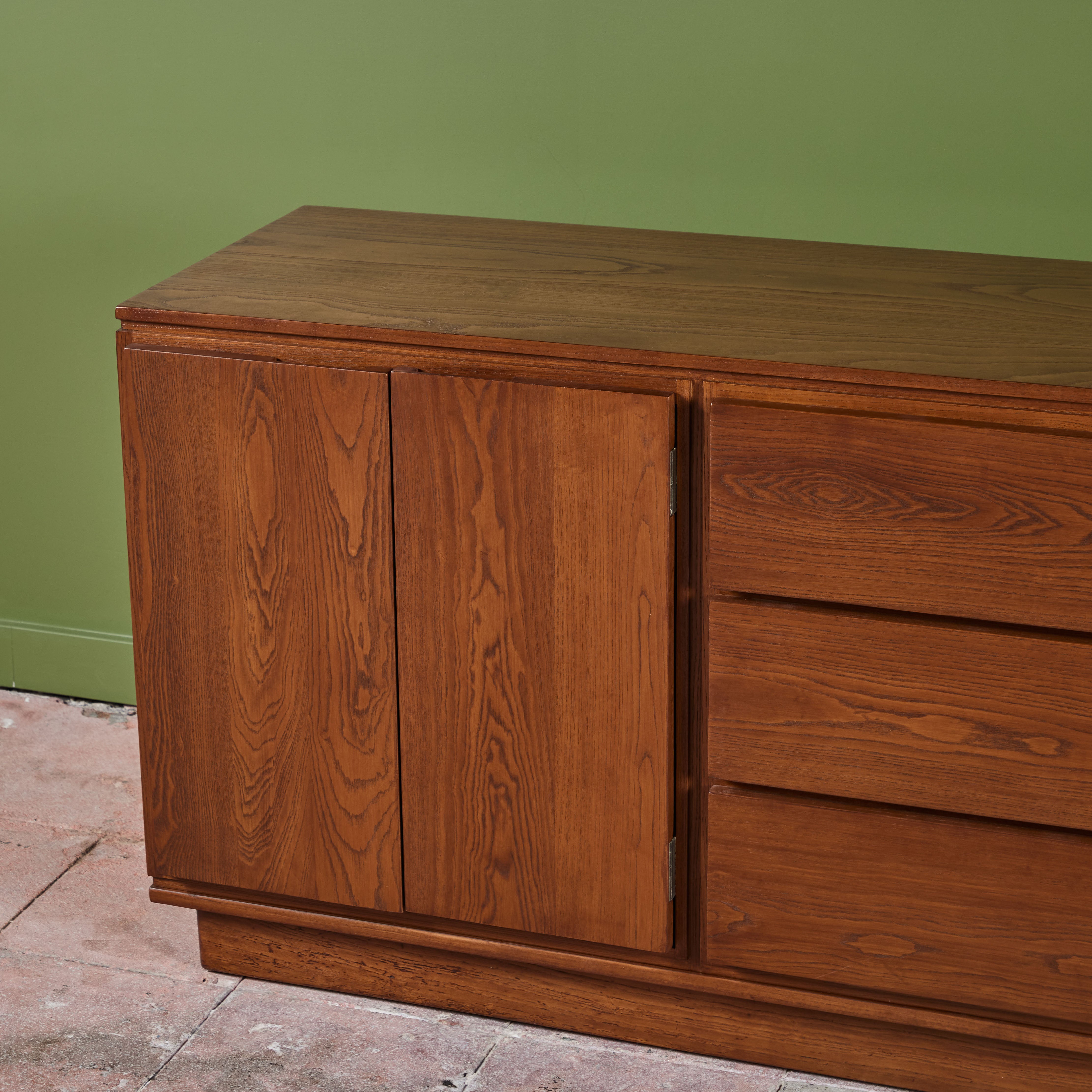 Solid Oak Credenza DEN