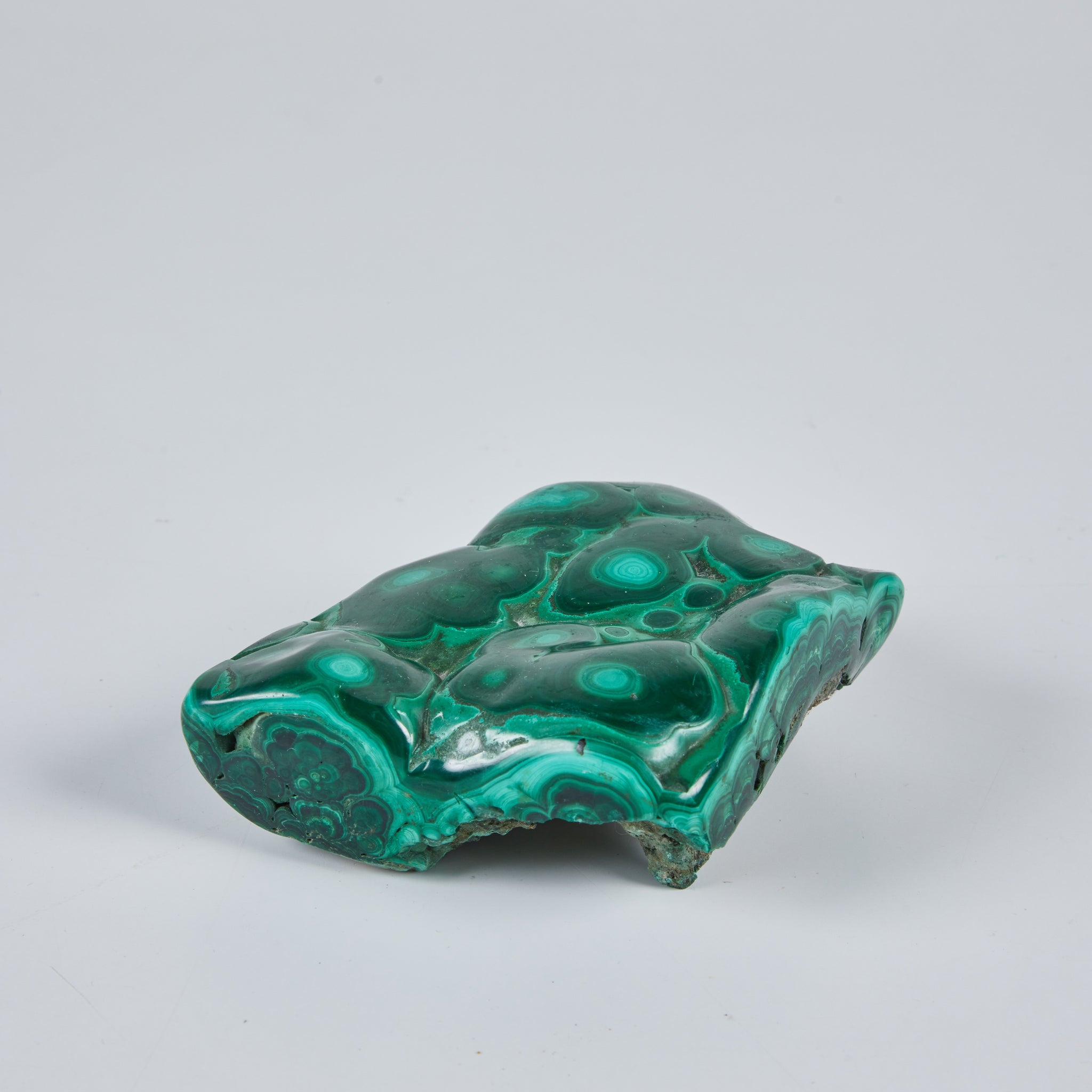 Biomorphic Malachite Sculpture