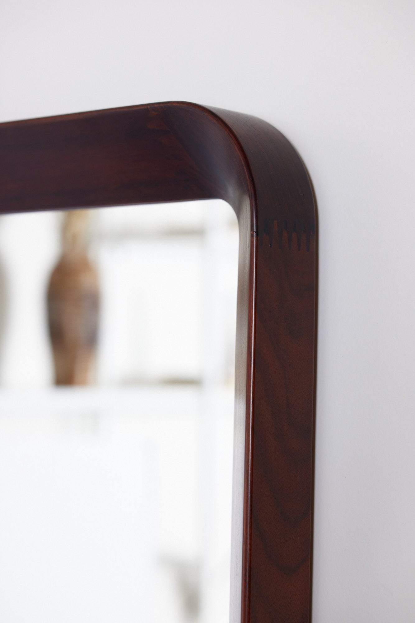 Rectangular Rosewood Wall Mirror