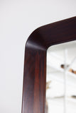 Rectangular Rosewood Wall Mirror