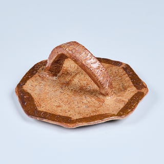 Studio Ceramic Glazed Lidded Bowl