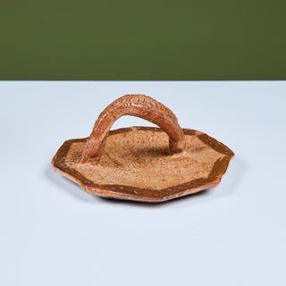 Studio Ceramic Glazed Lidded Bowl