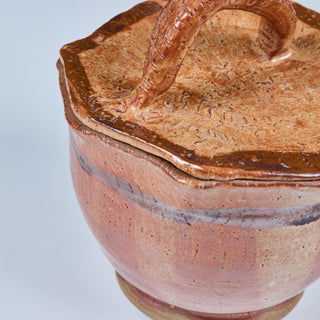 Studio Ceramic Glazed Lidded Bowl