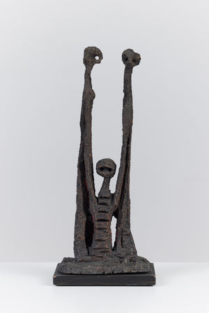 Aharon Bezalel Cast Bronze Sculpture