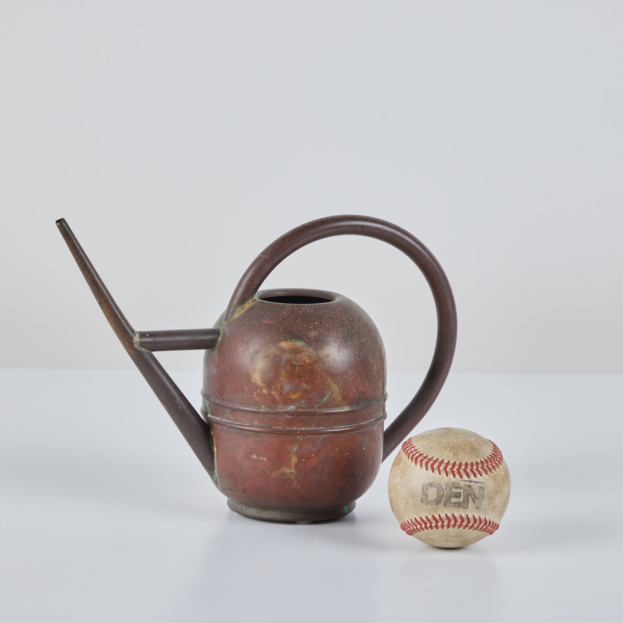 Art Deco Copper and Brass Watering Can by Chase