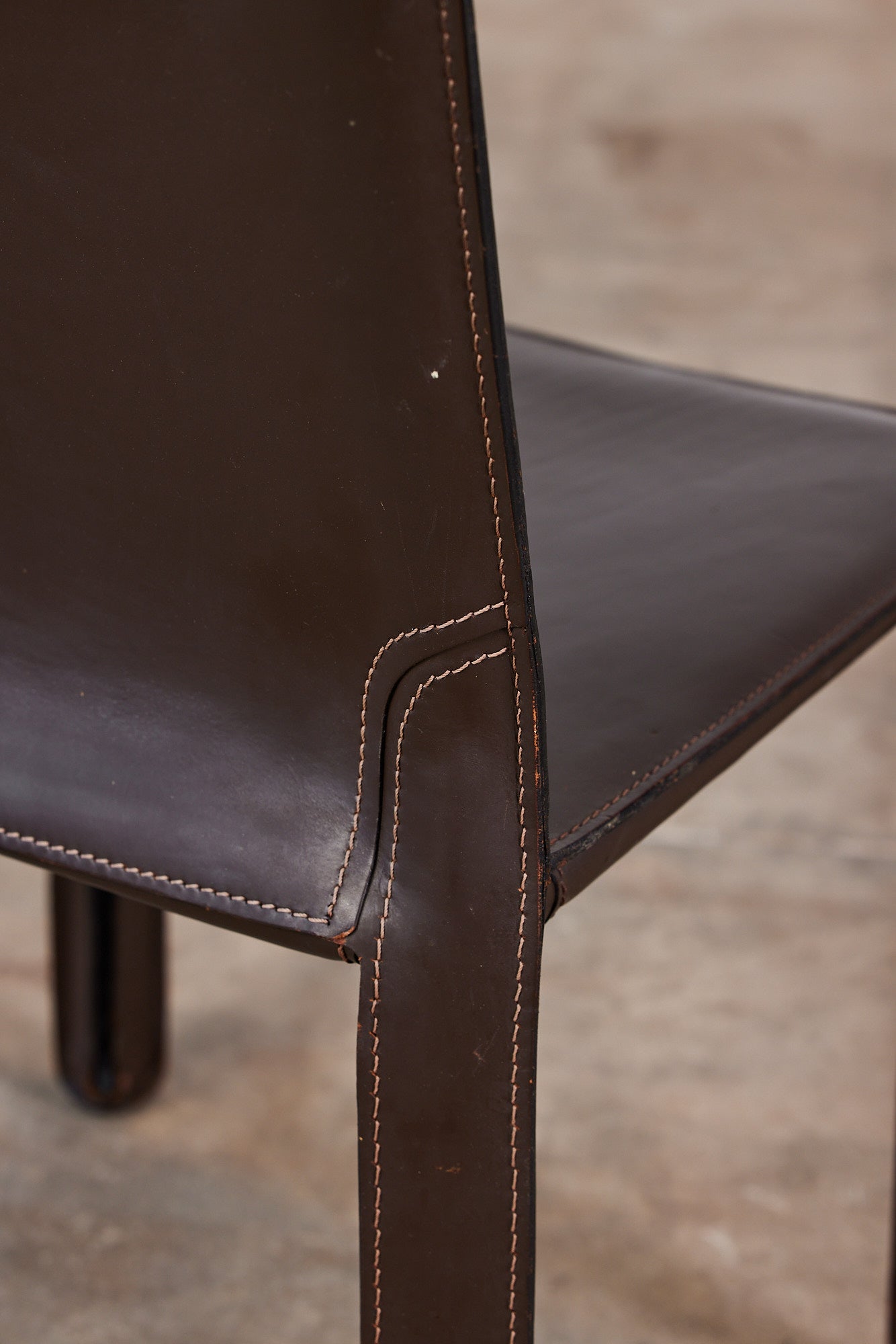 Mario Bellini Cab Side Dining Chair for Cassina