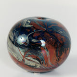 Marbled Blown Glass Bud Vase