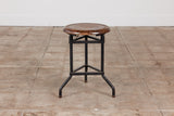 Adjustable Stool with Wood Seat by Campbell Corporation