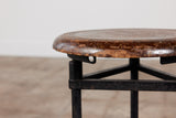 Adjustable Stool with Wood Seat by Campbell Corporation