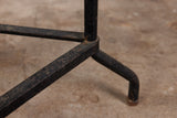 Adjustable Stool with Wood Seat by Campbell Corporation