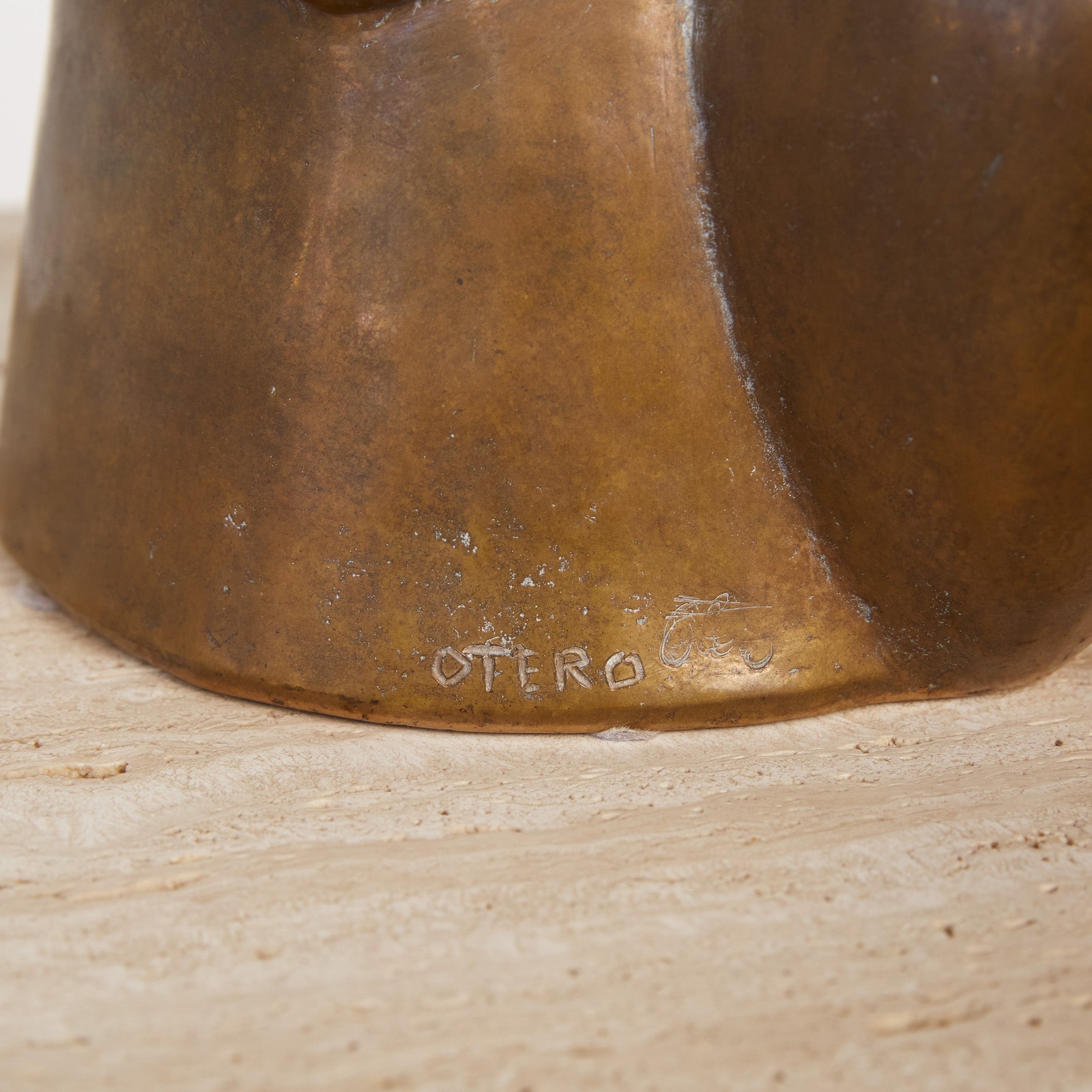Camilo Otero Bronze Abstract Sculpture