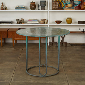 Walter Lamb for Brown Jordan Bronze Patio Cafe Dining Table