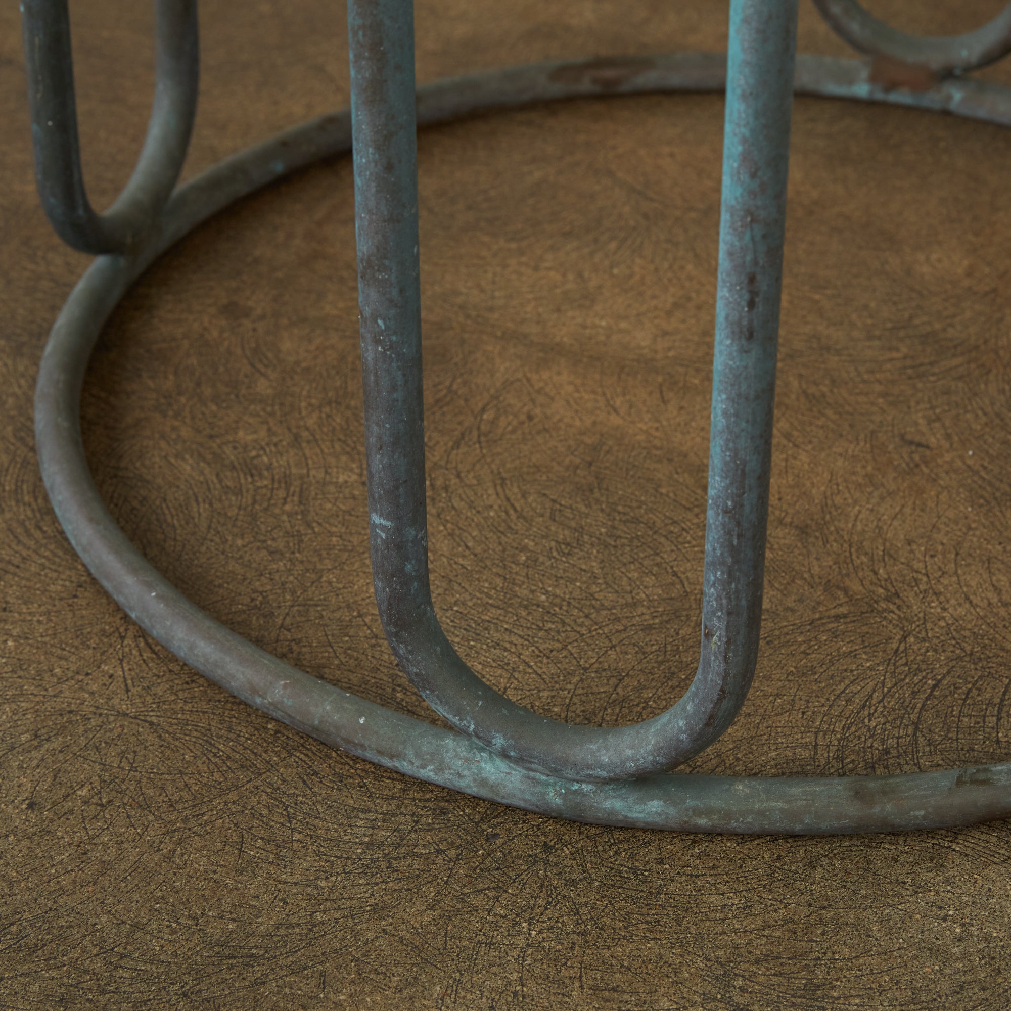 Walter Lamb for Brown Jordan Bronze Patio Cafe Dining Table