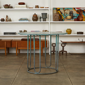 Walter Lamb for Brown Jordan Bronze Patio Cafe Dining Table