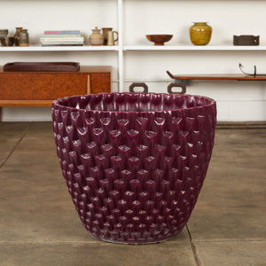David Cressey Phoenix-1 Planter in Purple Glaze for Architectural Pottery