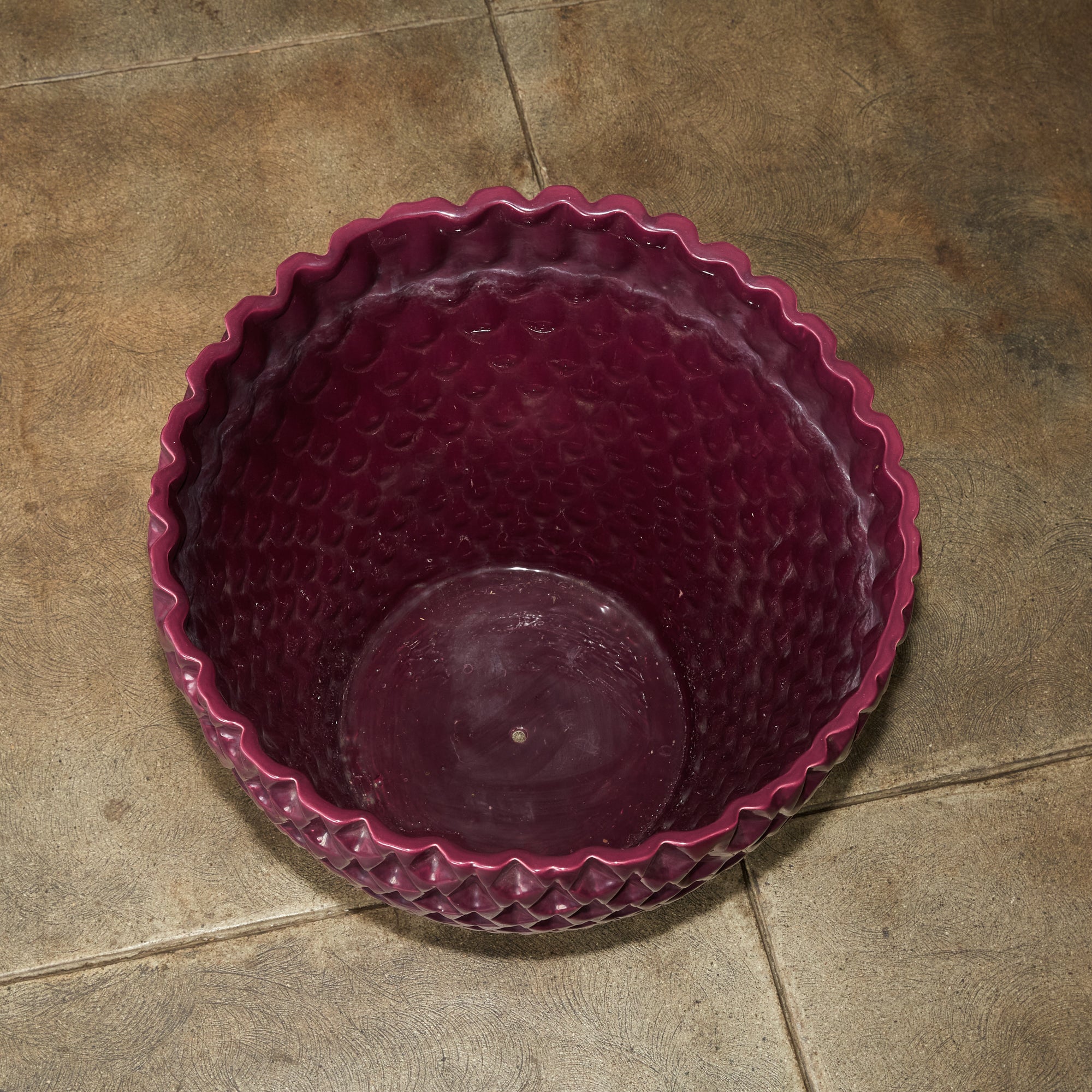 David Cressey Phoenix-1 Planter in Purple Glaze for Architectural Pottery