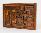 Francis Schanz “Sonny” Woodblock Assemblage