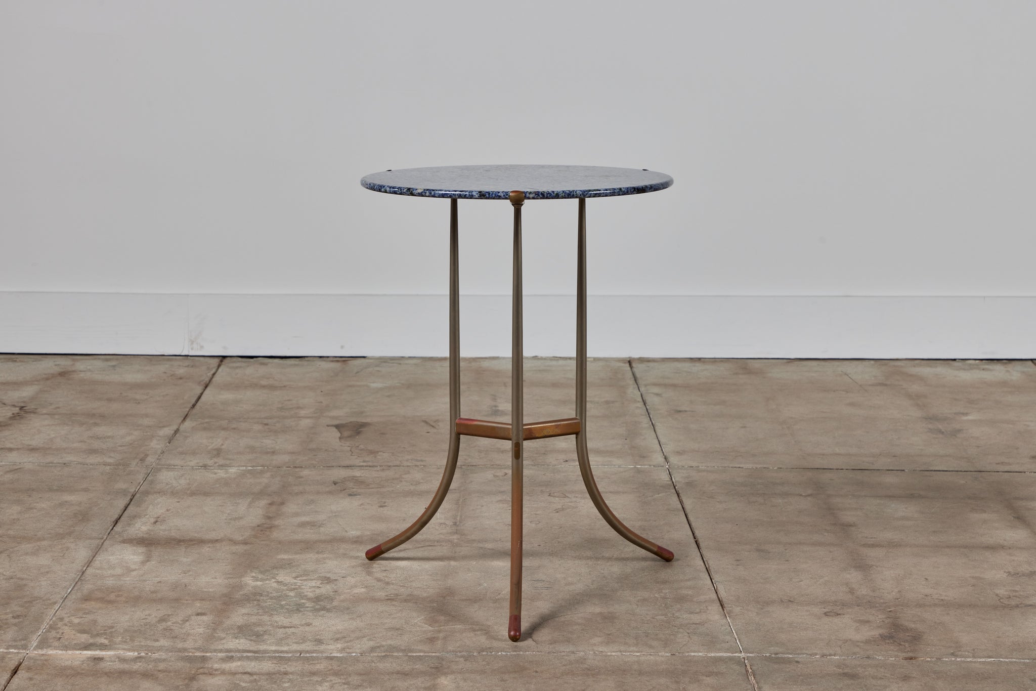 Cedric Hartman Side Table with Blue Granite Top