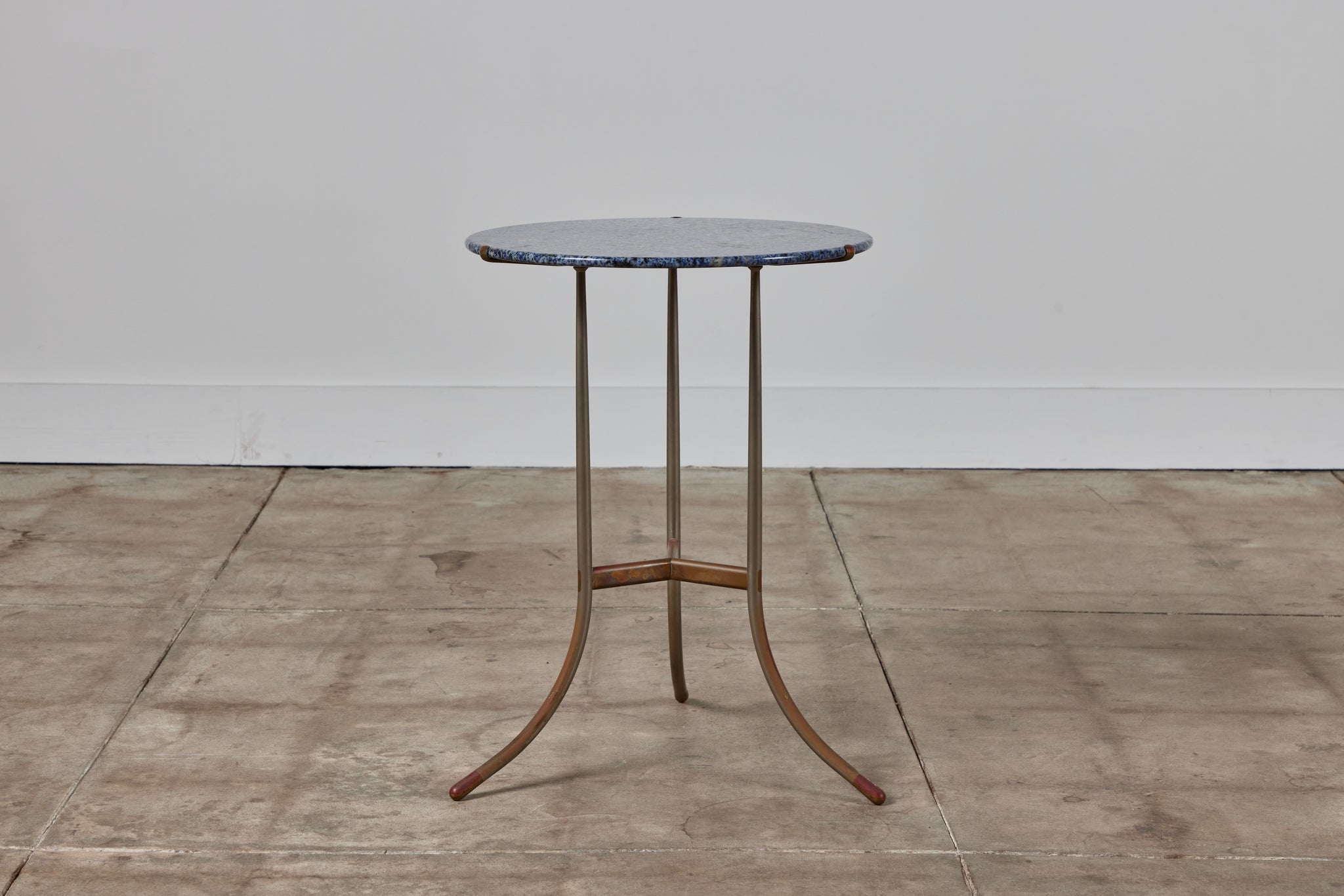 Cedric Hartman Side Table with Blue Granite Top