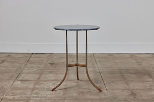 Cedric Hartman Side Table with Blue Granite Top