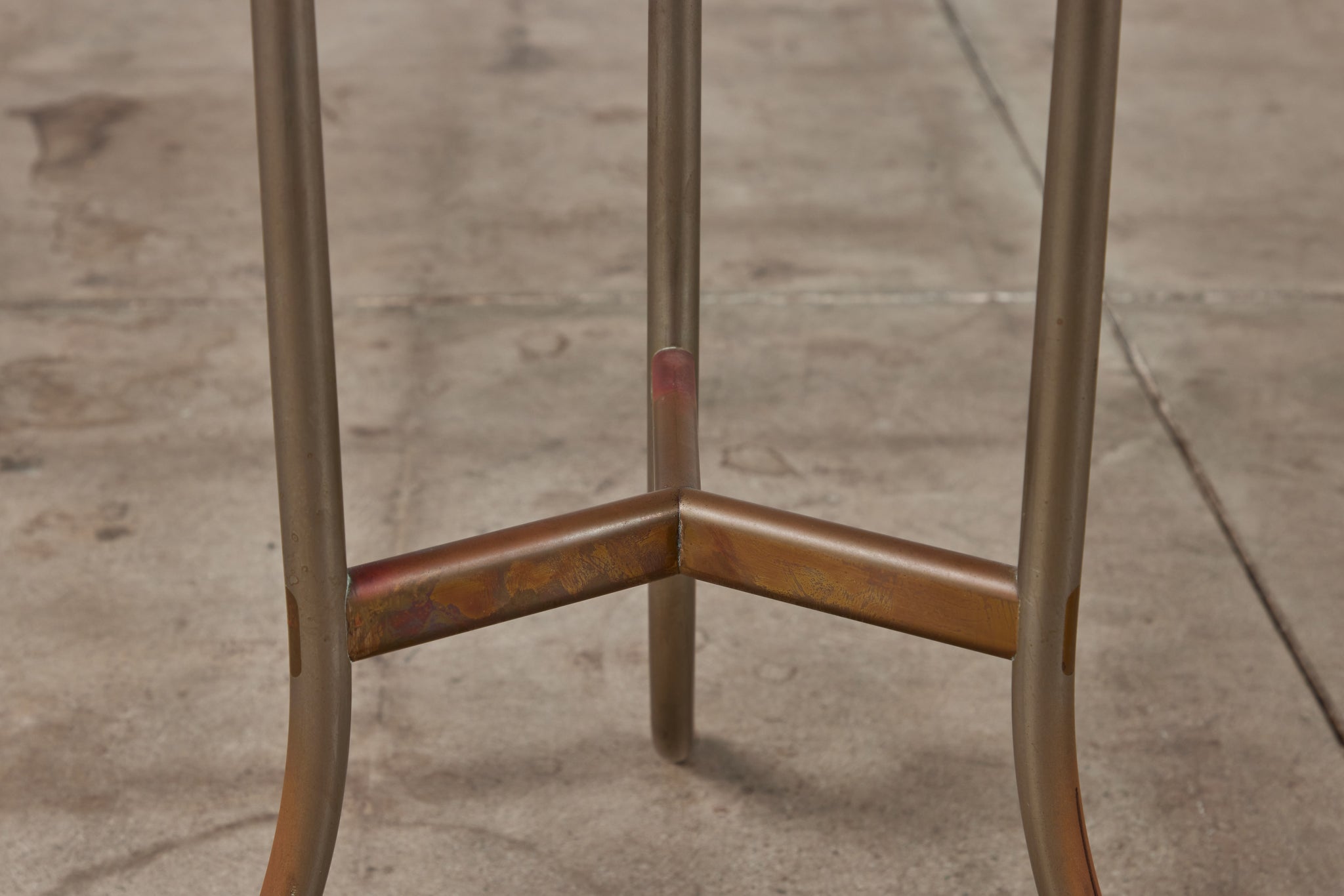 Cedric Hartman Side Table with Blue Granite Top