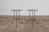 Cedric Hartman Side Table with Blue Granite Top