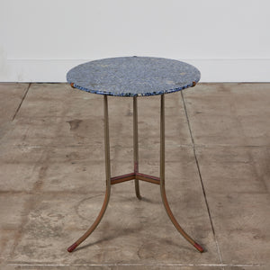 Cedric Hartman Side Table with Blue Granite Top