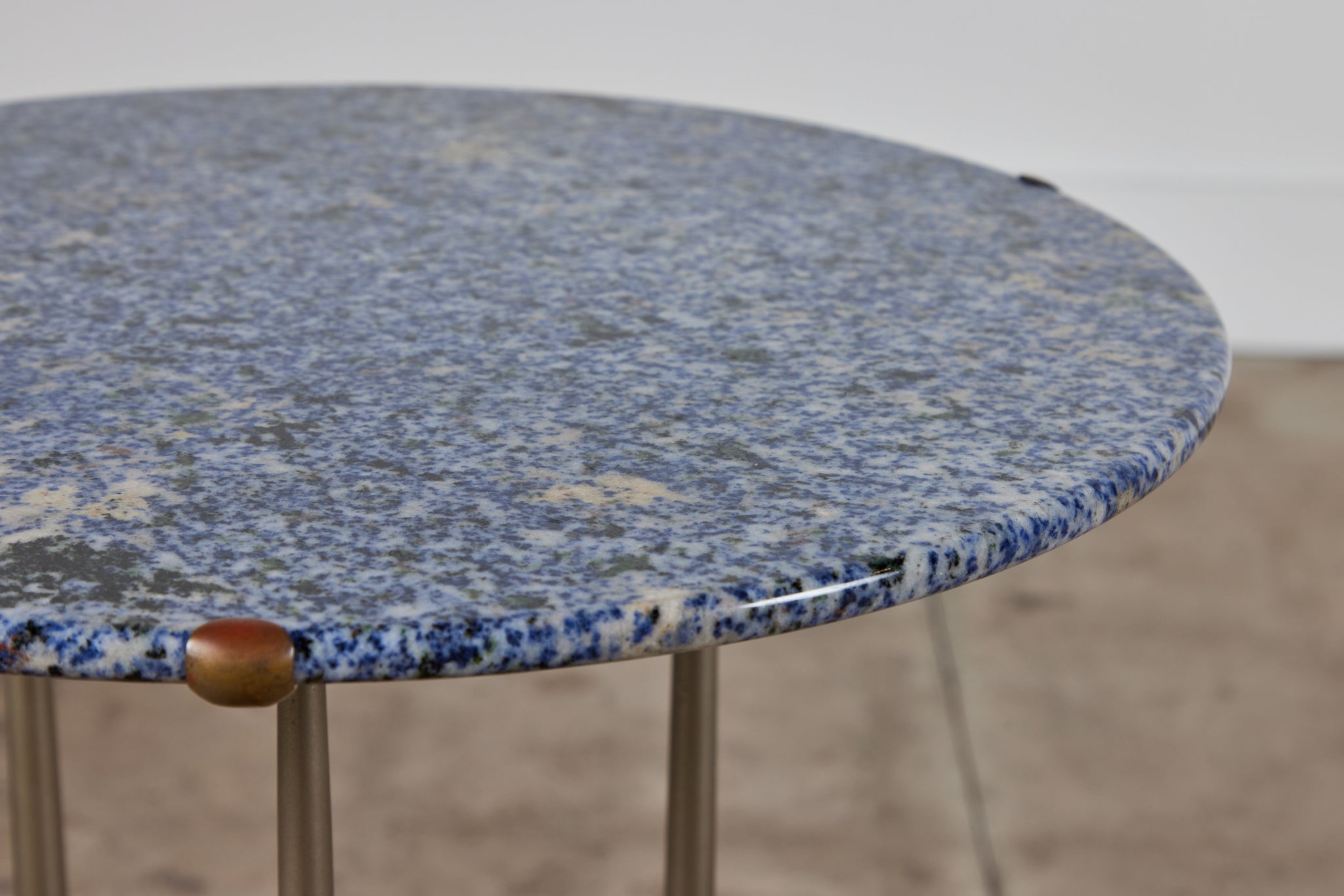 Cedric Hartman Side Table with Blue Granite Top