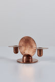 Pair of Copper Candlestick Holders by Ruth Gerth for Chase