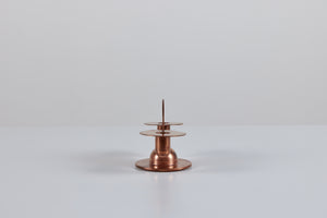 Pair of Copper Candlestick Holders by Ruth Gerth for Chase