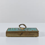 Pepe Mendoza Mexican Modern Cloisonné Lidded Box