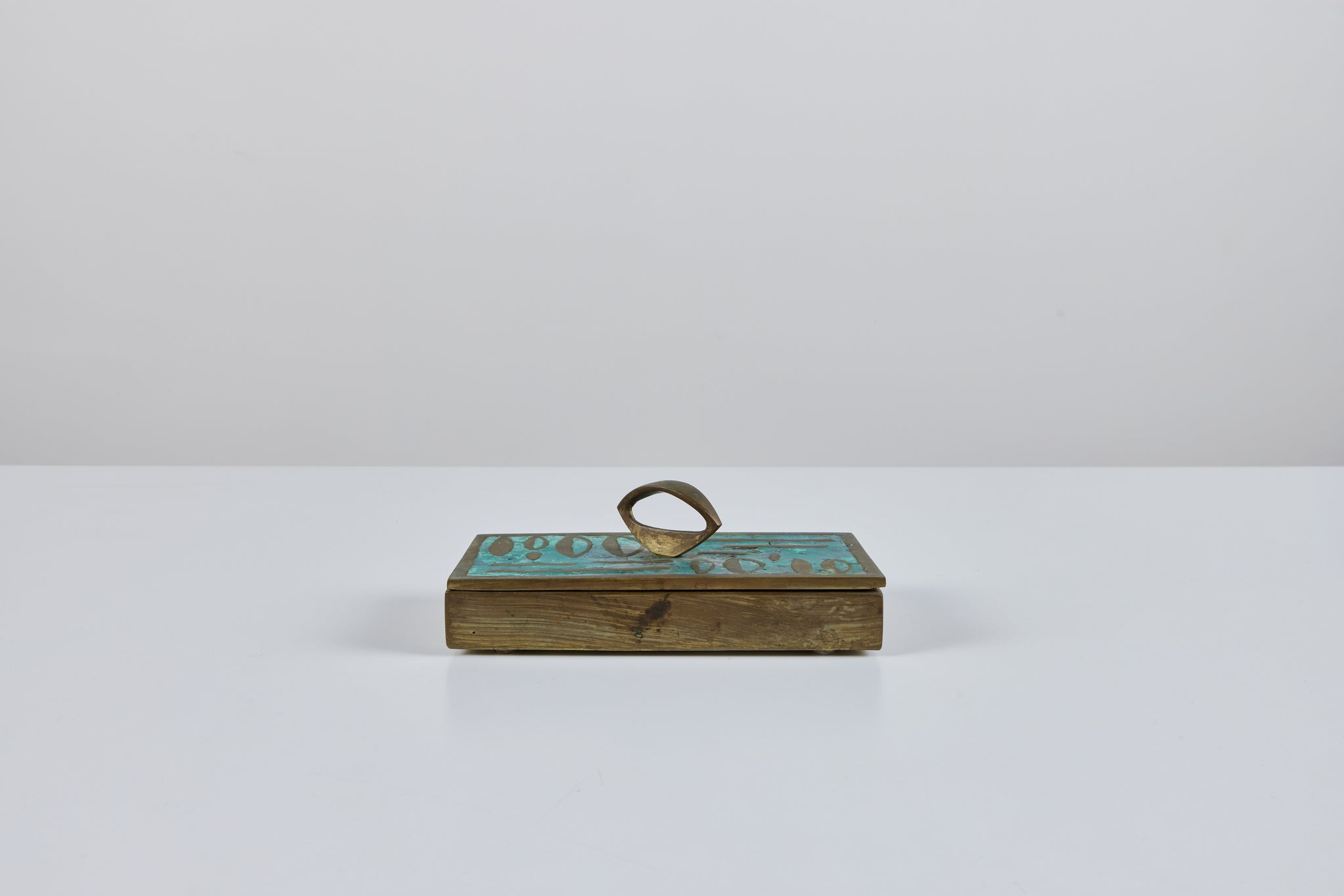 Pepe Mendoza Mexican Modern Cloisonné Lidded Box