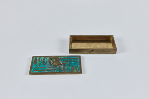 Pepe Mendoza Mexican Modern Cloisonné Lidded Box