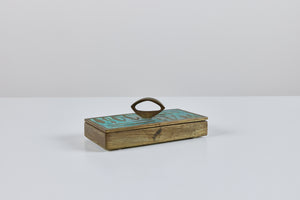 Pepe Mendoza Mexican Modern Cloisonné Lidded Box