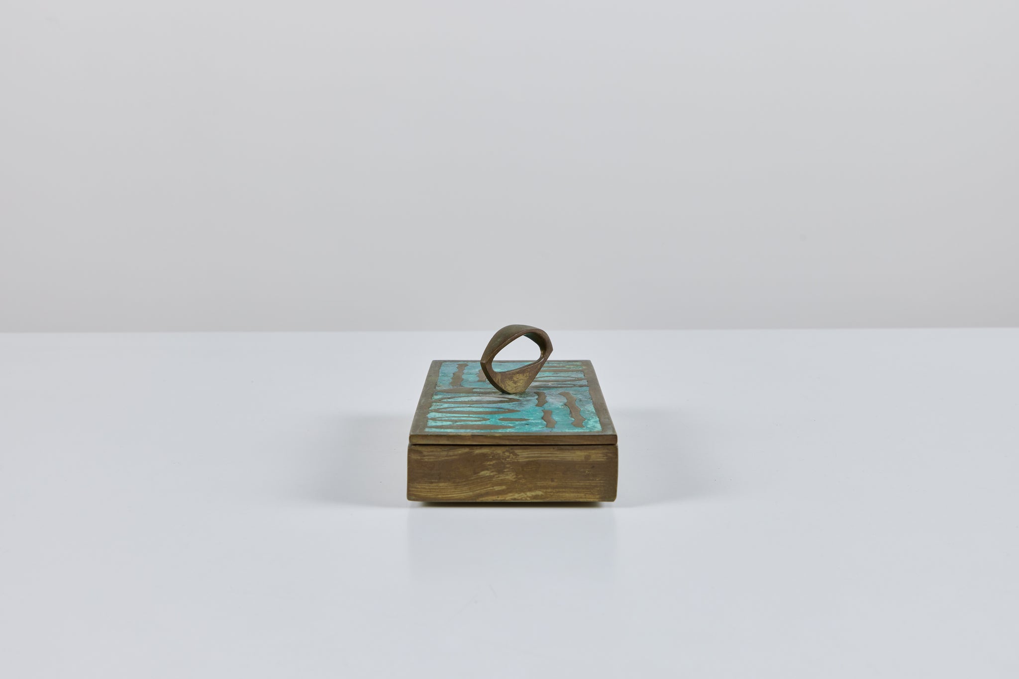 Pepe Mendoza Mexican Modern Cloisonné Lidded Box