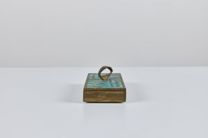Pepe Mendoza Mexican Modern Cloisonné Lidded Box