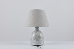 David Cressey Floral Ceramic Glazed Lamp