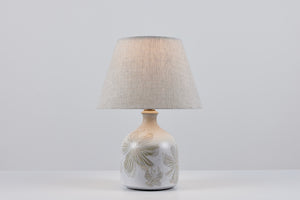 David Cressey Floral Ceramic Glazed Lamp