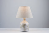David Cressey Floral Ceramic Glazed Lamp