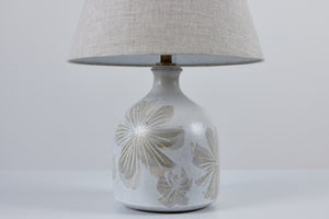 David Cressey Floral Ceramic Glazed Lamp