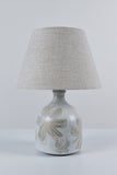 David Cressey Floral Ceramic Glazed Lamp