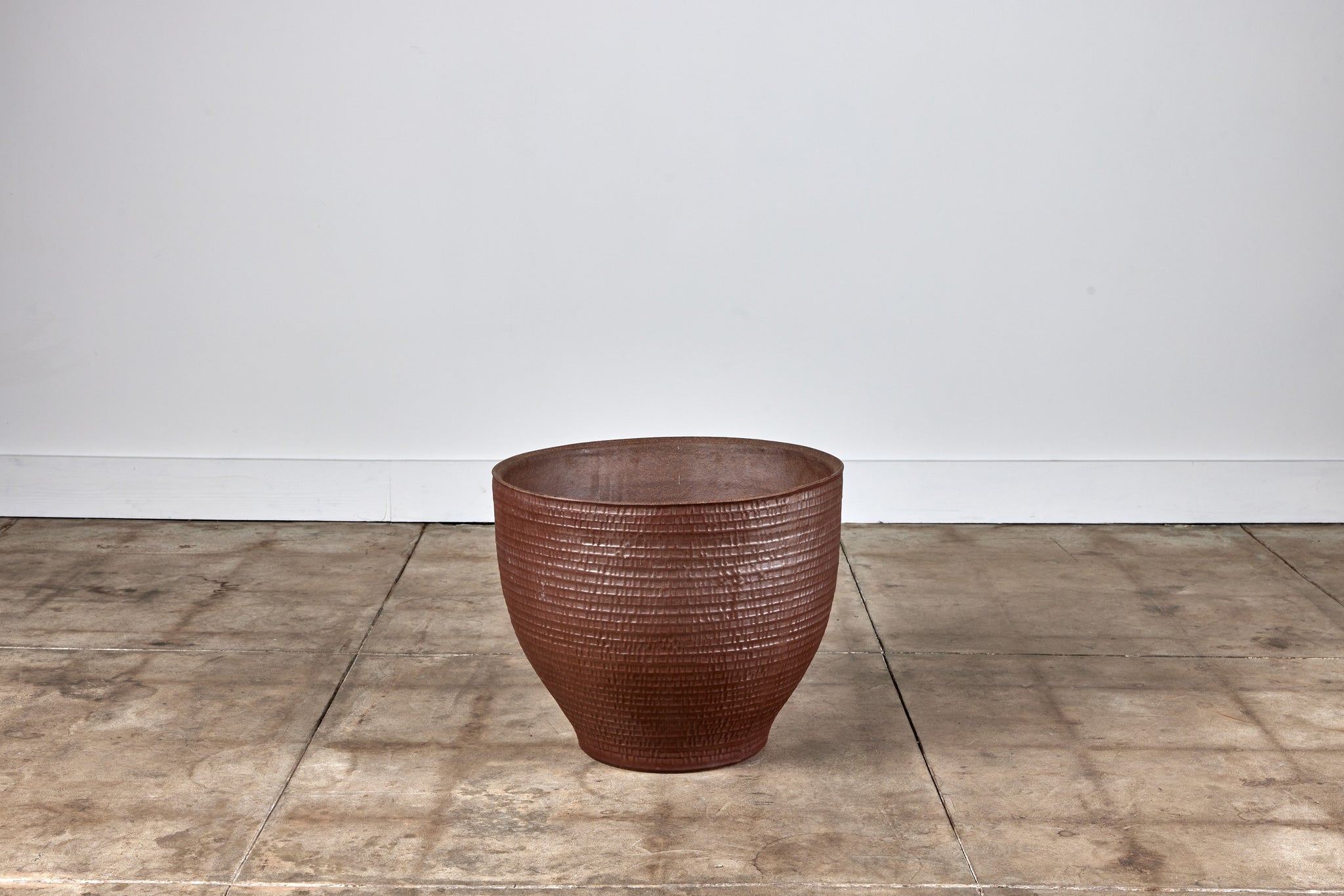 Large David Cressey "Rectangle" Glazed Stoneware Pro/Artisan Planter for Architectural Pottery