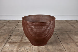 Large David Cressey "Rectangle" Glazed Stoneware Pro/Artisan Planter for Architectural Pottery