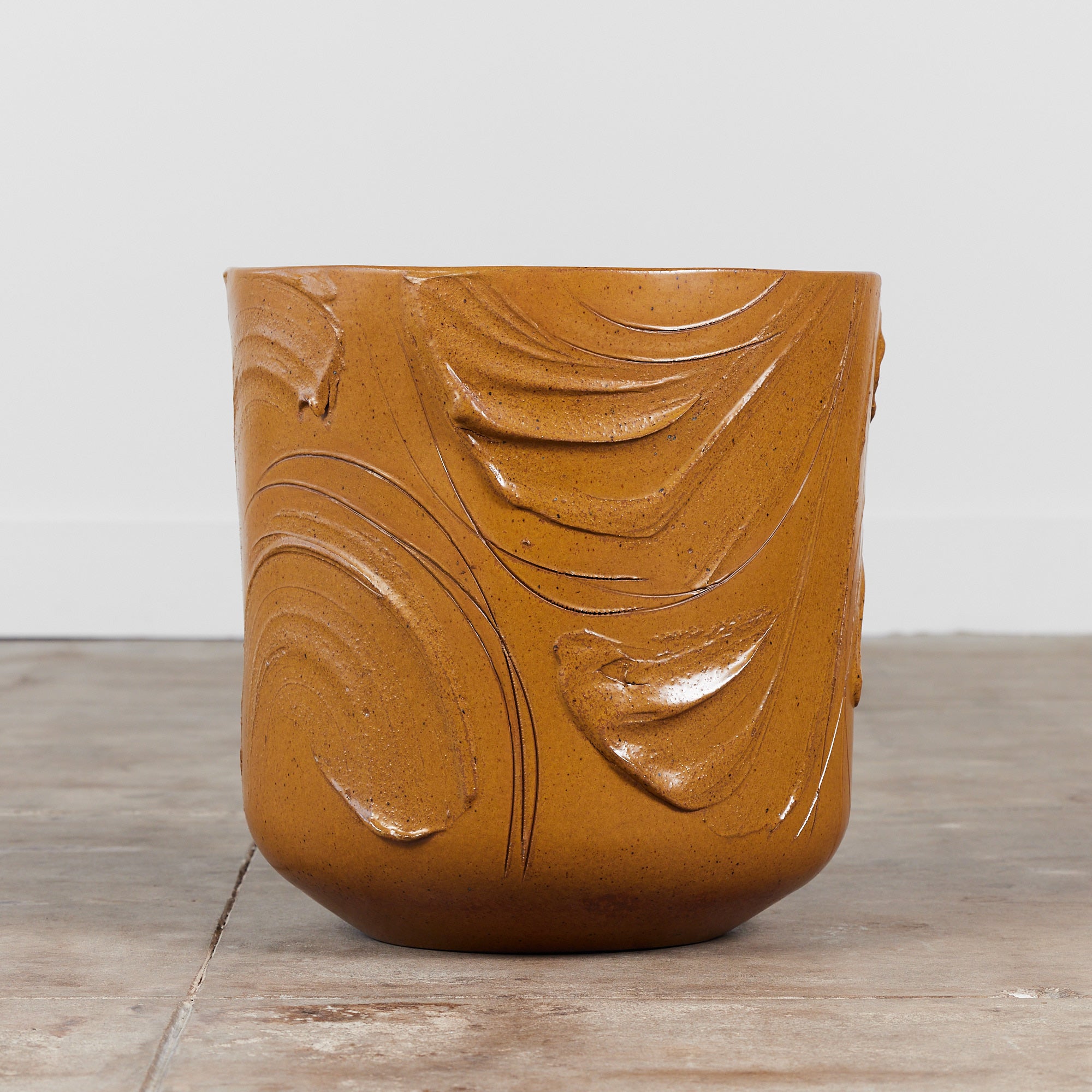 David Cressey "Expressive" Glazed Planter for Architectural Pottery