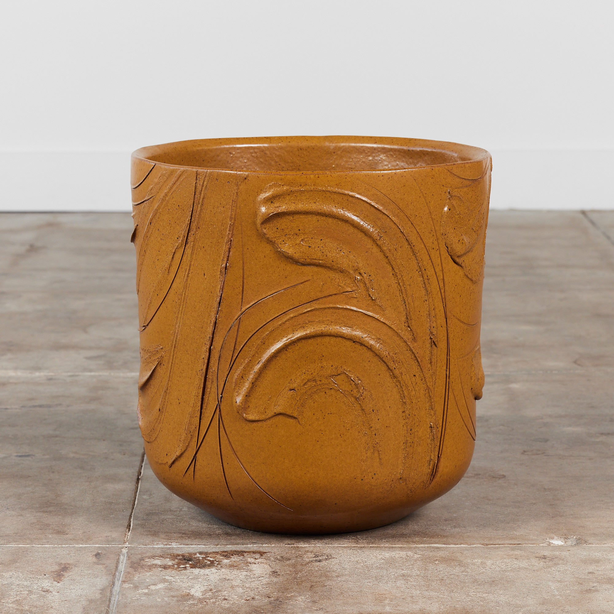 David Cressey "Expressive" Glazed Planter for Architectural Pottery