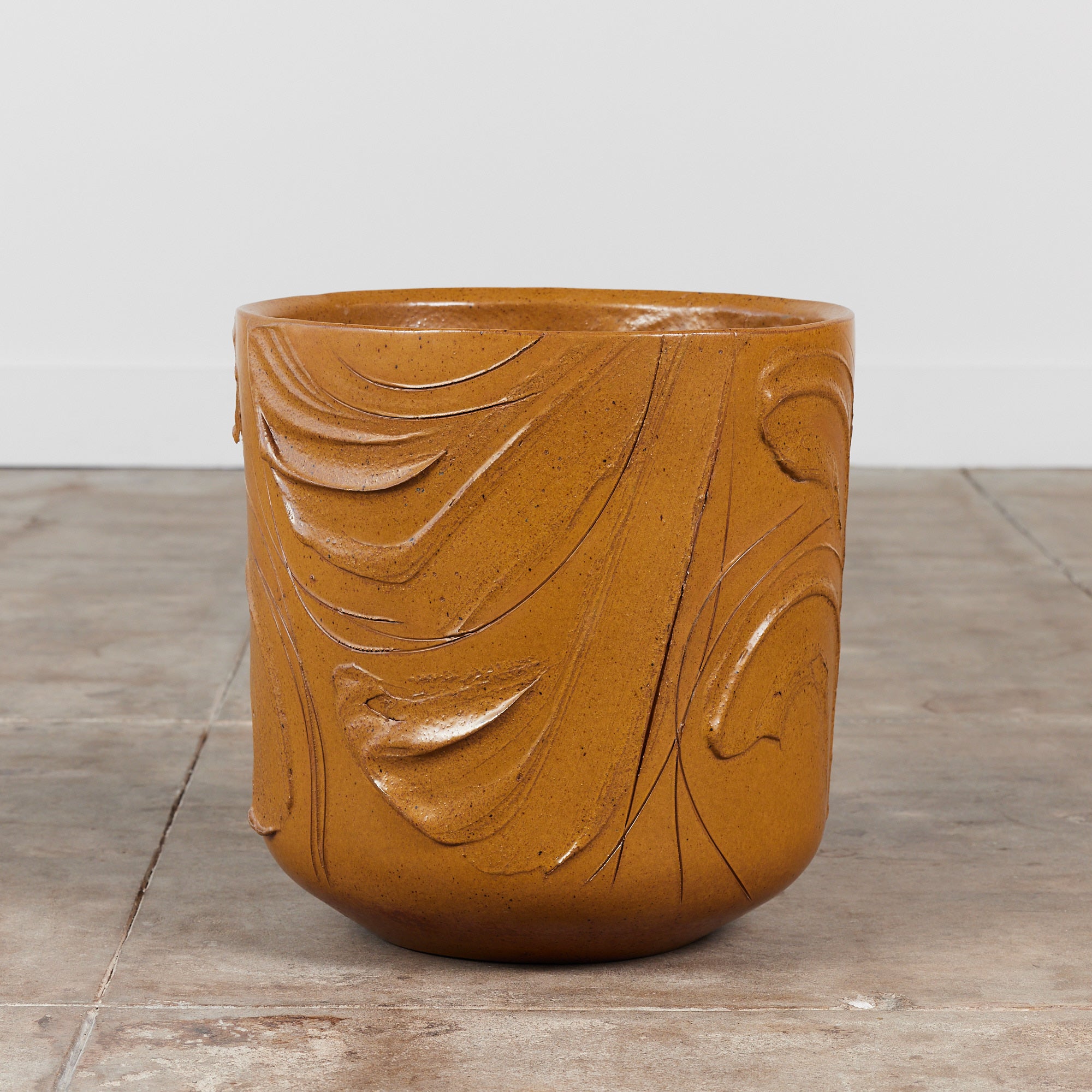 David Cressey "Expressive" Glazed Planter for Architectural Pottery