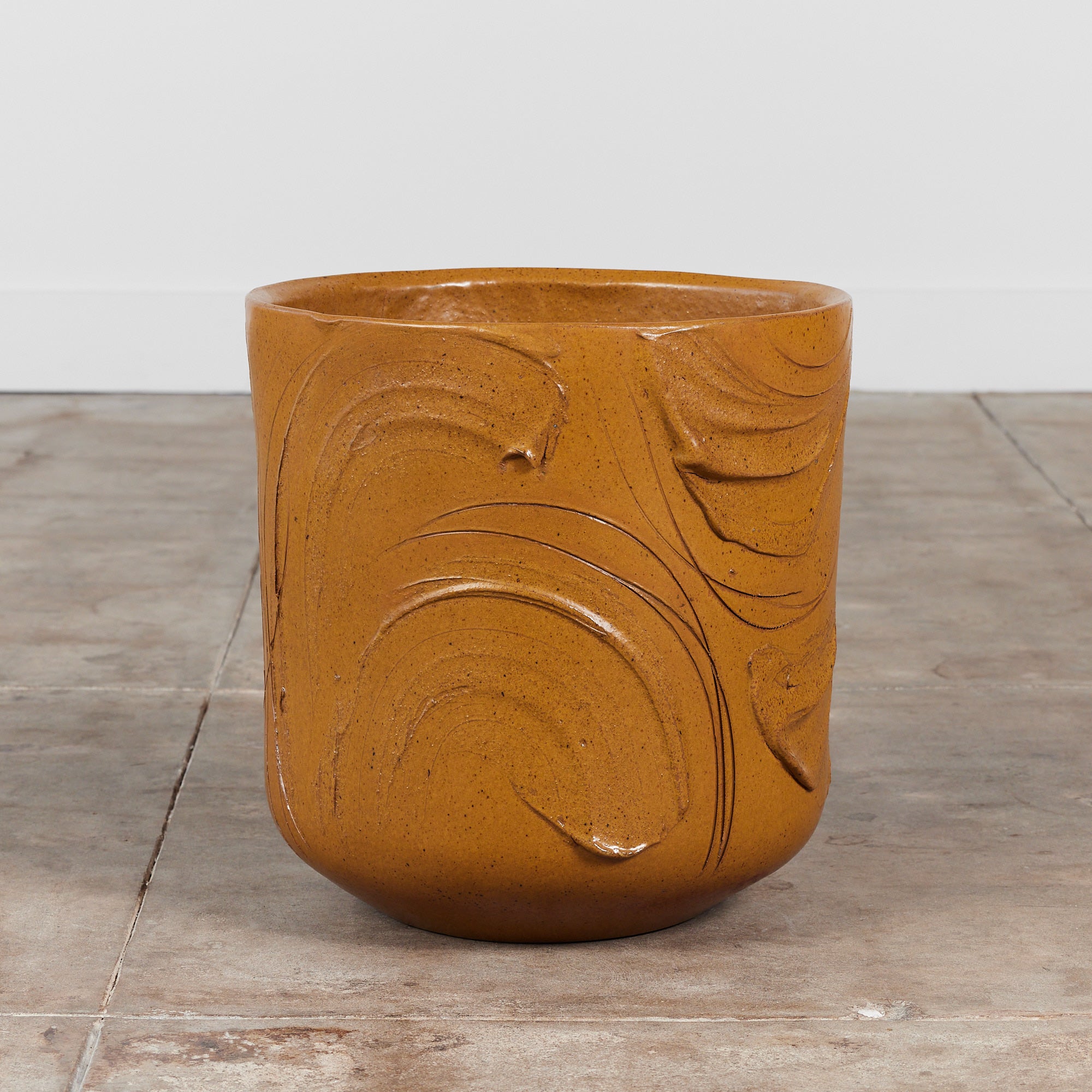 David Cressey "Expressive" Glazed Planter for Architectural Pottery